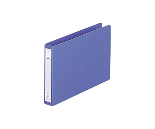 LIHITLAB パンチレスファイル<HEAVY DUTY> 9藍 F-373 F373-9 1冊(ご注文単位1冊)【直送品】