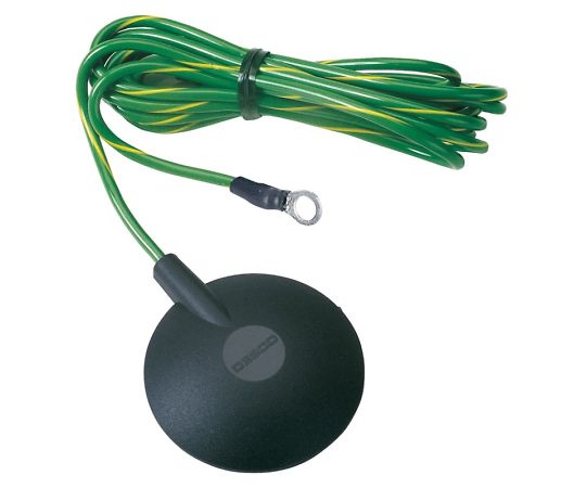 DESCO コード 接地 マット接続用 ねじ穴付き10mm端子 抵抗なし 09814 1個 (ご注文単位1個)【直送品】