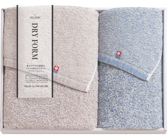 プレーリードッグ DAILY PRAIRIE ドライフォルム ハーフバスタオル1枚・フェイスタオル1枚 CODF-255 1セット(ご注文単位1セット)【直送品】