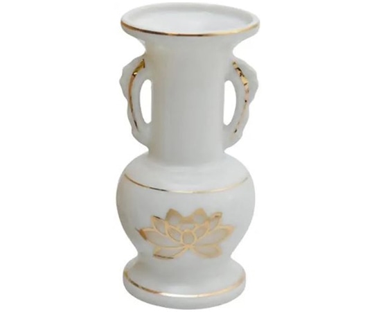 マルエス 白上金ハス 並仏花 中  1個(ご注文単位1個)【直送品】