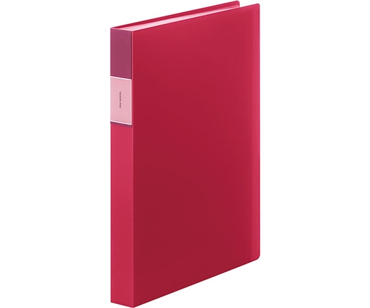 キングジム FV クリアーファイル(透明) 60P 赤 FV166-3T 1冊(ご注文単位1冊)【直送品】