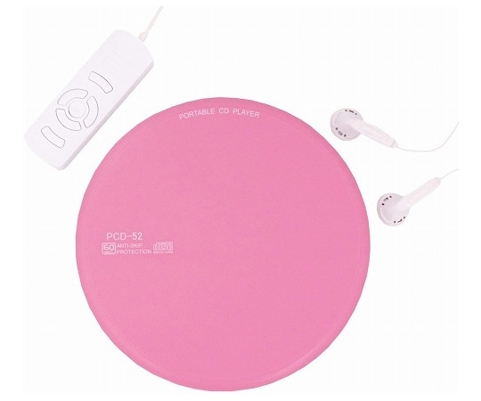 WINTECH ポータブルCDプレーヤー PCD-52P 1台（ご注文単位1台）【直送品】