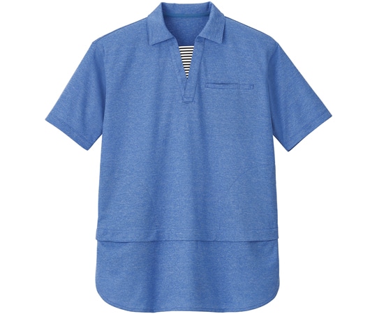 カーシーカシマ HEARTGREEN ポロシャツ レイクブルー LL HSP018 1枚（ご注文単位1枚）【直送品】