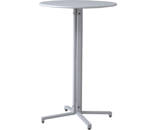 東谷 ハイテーブル サークル グレー PT-332GY 1個（ご注文単位1個）【直送品】