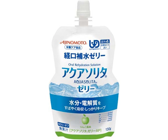 味の素 アクアソリタゼリー りんご風味 6個入 265220 1箱※軽（ご注文単位1箱）【直送品】