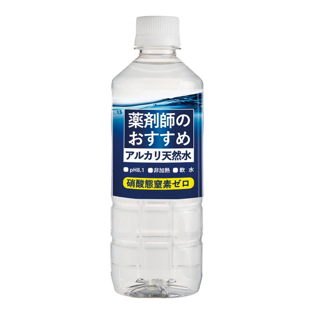 アルフレッサヘルスケア 薬剤師のおすすめ アルカリ天然水 500mL 24本入  1箱※軽（ご注文単位1箱）【直送品】
