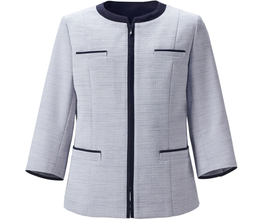 カーシーカシマ ENJOY ジャケット ライトグレー 15号 ESJ889 1枚（ご注文単位1枚）【直送品】