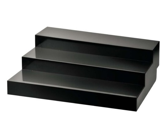 タイガークラウン スライド式ひな段 3段 ブラック #8812 1個（ご注文単位1個）【直送品】