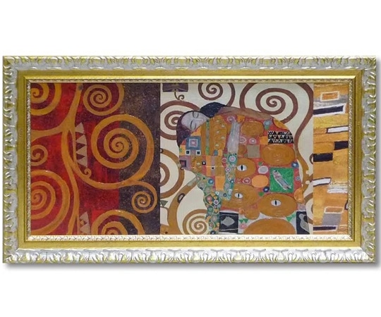 ユーパワー クリムト デコパネル コレクション｢抱擁｣ GK-12031 1個（ご注文単位1個）【直送品】