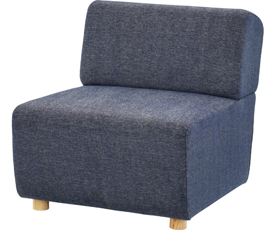 東谷 キューブ ソファ ネイビー SS-118NVB 1個（ご注文単位1個）【直送品】