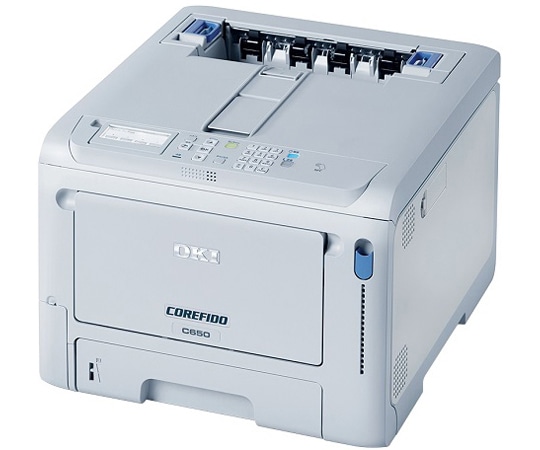 OKI 【5年間無償保証/メンテナンス品無償提供】 A4カラーLEDプリンタ ハイスペックコンパクトモデル C650DNW 1台(ご注文単位1台)【直送品】