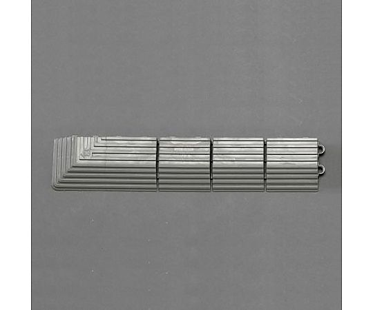 エスコ 75x375mm 角ふち(雄/灰) EA997RX-21 1個(ご注文単位1個)【直送品】