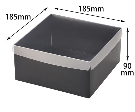 ヤマニパッケージ 贈答箱 Cスクエア90(L) 100枚 16-133 1ケース（ご注文単位1ケース）【直送品】