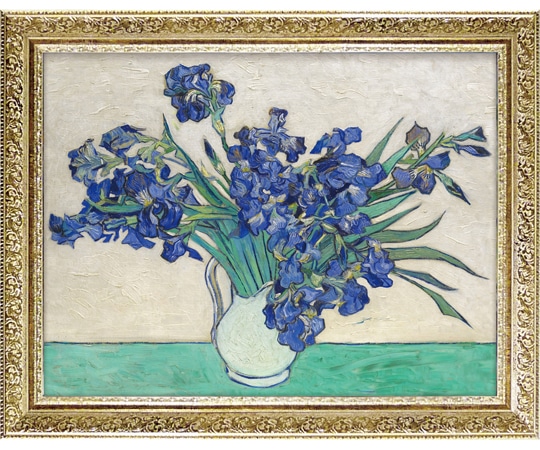 ユーパワー ミュージアムアートシリーズ ゴッホ｢アイリスの花瓶｣ MW-14010 1個（ご注文単位1個）【直送品】