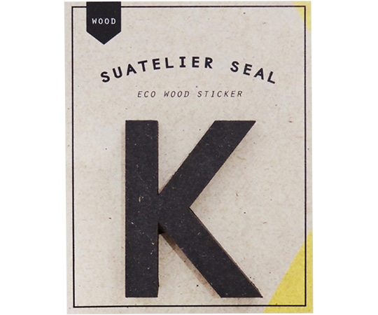 S&Cコーポレーション ウッドステッカー K WOOD-1711-K 1枚(ご注文単位1枚)【直送品】