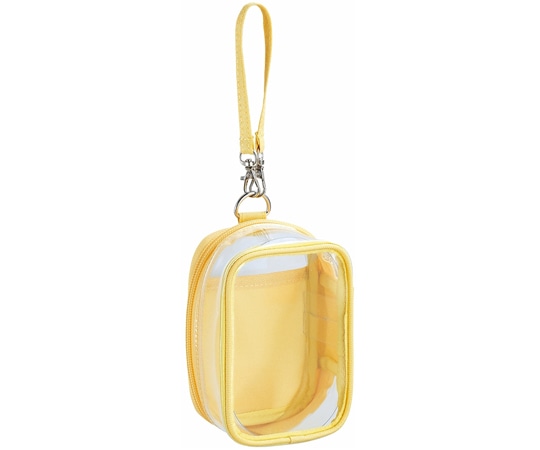 LIHITLAB myfa デコレーションボックスポーチ ミニ ハニーイエロー A3305-5 1個(ご注文単位1個)【直送品】