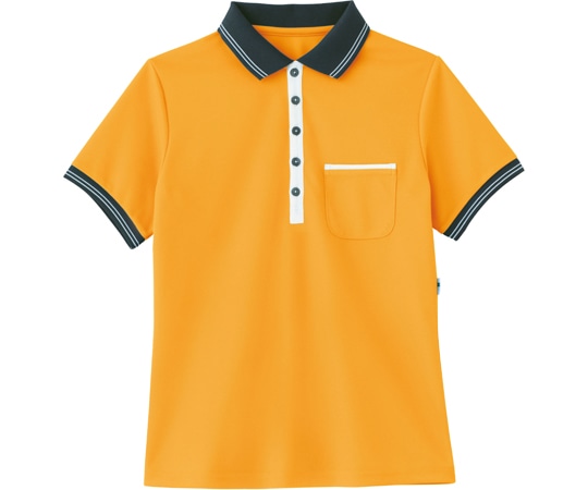 カーシーカシマ HEARTGREEN 半袖ポロシャツ オレンジ SS HM2179 1枚（ご注文単位1枚）【直送品】