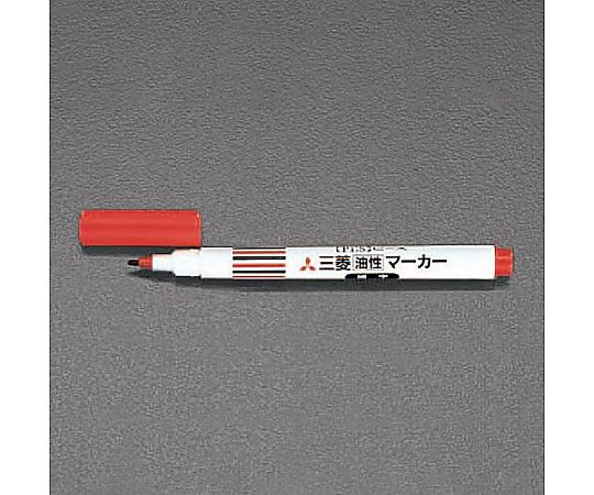 エスコ [赤/細字] 油性マーカー EA765MJ-41B 1本(ご注文単位1本)【直送品】