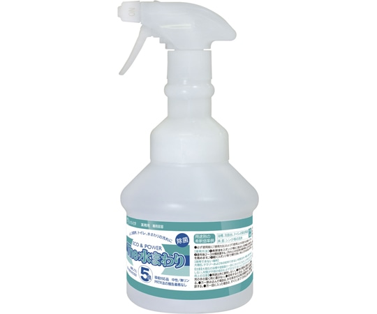 ミッケル化学 The水まわり 500mL広口スプレーボトル 4本入  1箱(ご注文単位1箱)【直送品】