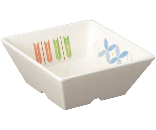 Daiwa 10cmスクエア小鉢 七宝(しっぽう) SS-24-SI 1個(ご注文単位1個)【直送品】