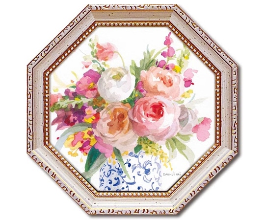 ユーパワー 八角 ミニゲル アートフレーム ダンフイ ナイ｢サンデー ブーケ1｣ DN-02577 1個（ご注文単位1個）【直送品】