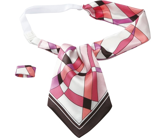 カーシーカシマ ENJOY スカーフ 幾何学模様 ピンク EAZ447 1枚（ご注文単位1枚）【直送品】