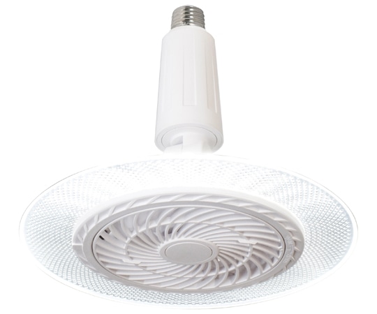 大進 ファン付きLED照明(ソケットタイプ)ホワイト DLF-S800WH 1個(ご注文単位1個)【直送品】