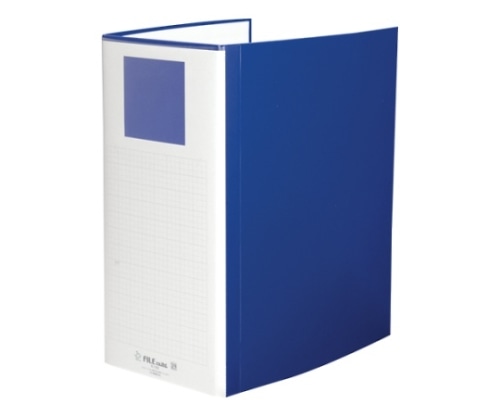 ファイル 間伐材シリーズ パイプファイル ブルー K-120B 1冊(ご注文単位1冊)【直送品】