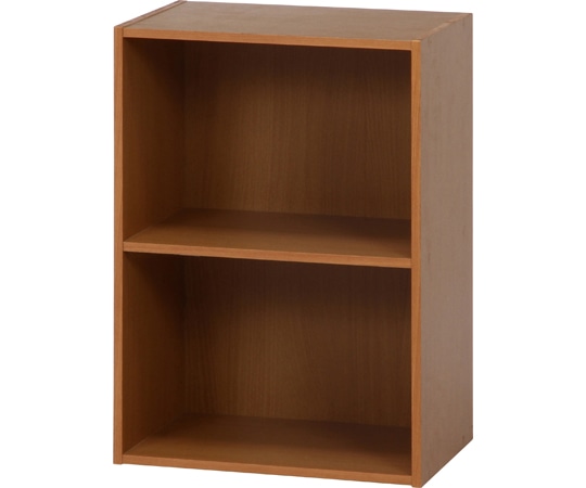 不二貿易 カラーボックス2段 NA 1セット(2個入) 96501 1セット（ご注文単位1セット）【直送品】