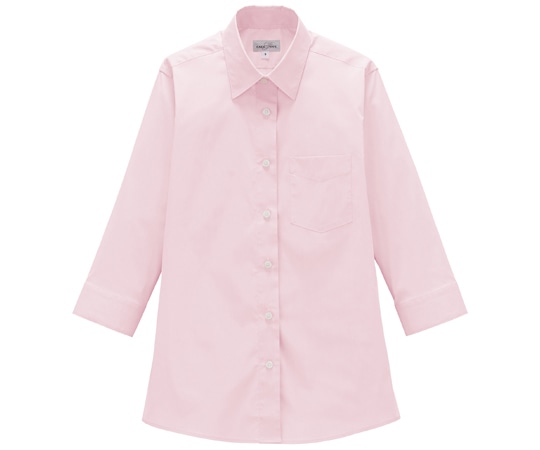 ボンマックス レディスレギュラーカラー七分袖ブラウス ピンク 17G FB4049L 1枚（ご注文単位1枚）【直送品】