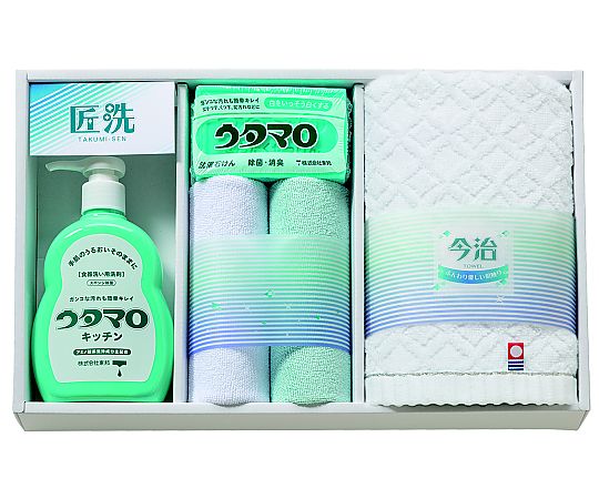アズワン 匠洗 石鹸・キッチン洗剤ギフト UTA-205A 1セット(ご注文単位1セット)【直送品】