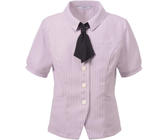 カーシーカシマ ENJOY オーバーブラウス SARA CLEAR BLOUSE ピンク 17号 ESA836 1枚（ご注文単位1枚）【直送品】