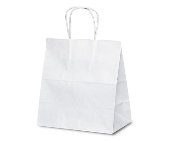 ベルベ 紙袋 自動紐手提袋 T-5W 白無地 200枚 1624 1ケース（ご注文単位1ケース）【直送品】