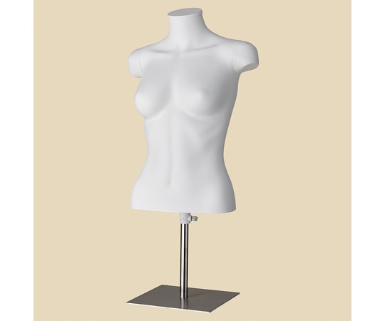 アズワン PP製 卓上婦人トルソー 9号 白 61-810-42-1 1個（ご注文単位1個）【直送品】