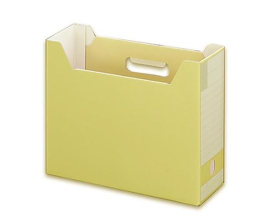 ライオン事務器 316x102x260mm ファイルスタンド(イエロー/10個) EA954TE-168 1セット(ご注文単位1セット)【直送品】