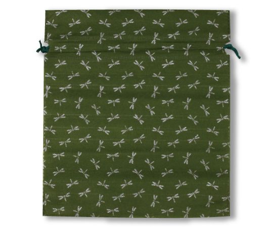 三和 不織布巾着蜻蛉柄ハーブ 1箱(1000枚入) SW2528TONB -HV 1箱(ご注文単位1箱)【直送品】