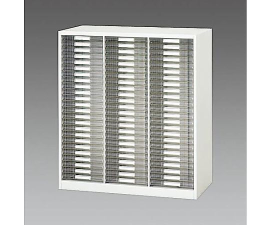 エスコ 900x450x1030mm/3列・24段 キャビネット(トレー型) EA954DJ-32 1台(ご注文単位1台)【直送品】