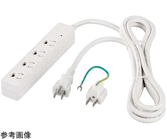 BUFFALO RoHS対応 3ピン式電源タップ 4個口タイプ マグネット付 3m ホワイト BSTAPMS3430WH 1台(ご注文単位1台)【直送品】