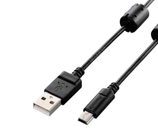 エレコム カメラ接続用USBケーブル(mini-Bタイプ) 0.5m ブラック DGW-MF05BK 1本（ご注文単位1本）【直送品】