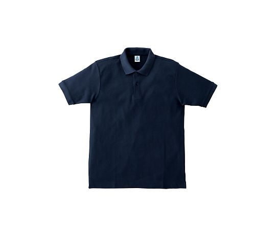 LIFEMAX CVC鹿の子ドライポロシャツ ネイビー 3L MS3113-8 3L 1枚（ご注文単位1枚）【直送品】