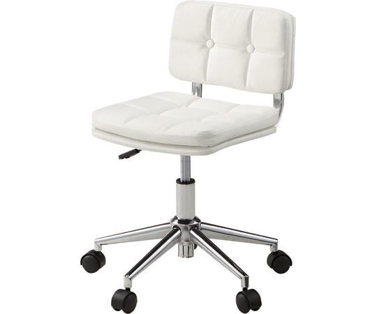 東谷 デスクチェア ホワイト RKC-301WH 1個(ご注文単位1個)【直送品】