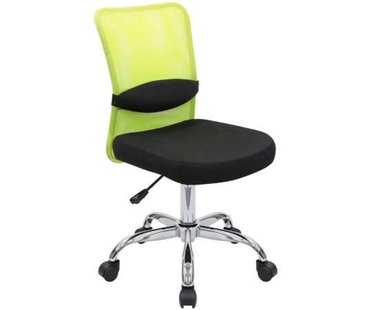 カグクロ メッシュチェアAMⅡ(肘無)グリーン(エアロメッシュⅡ) AMll-001-GR 1個(ご注文単位1個)【直送品】