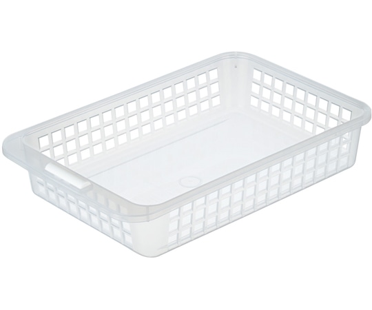 イノマタ化学 冷蔵庫バスケット 浅型 クリアー #355 1個（ご注文単位1個）【直送品】