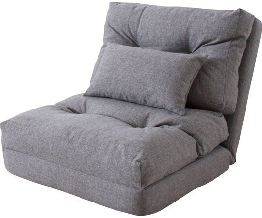 東谷 エリス 3WAYソファベッド シングル グレー LSS-29GY 1個（ご注文単位1個）【直送品】