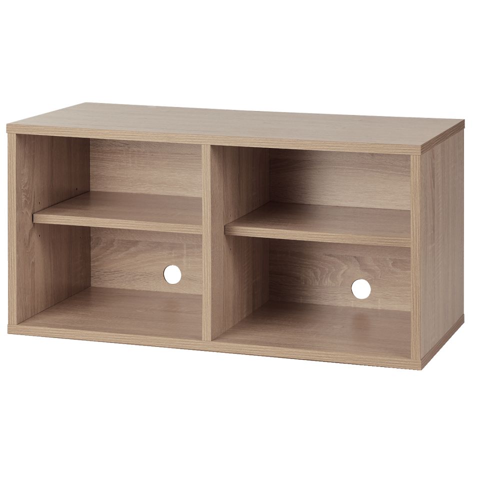 アスカ 組立式木製収納ボックスワイド扉無し SB980 1個（ご注文単位1個）【直送品】