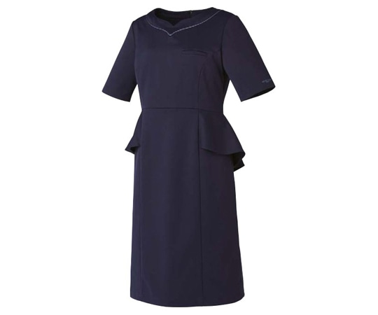 MICHEL KLEIN(ミッシェルクラン) ワンピース ネイビー LL コネクト(トリコット) 袖丈27cm MK-0050 1着（ご注文単位1着）【直送品】