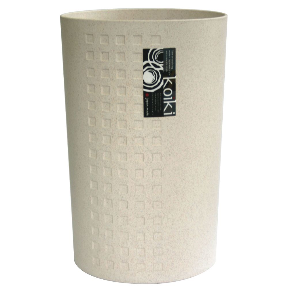 八幡化成 コイキモダン 丸型 大 9L ホワイト 1ケース(18個入)  1ケース（ご注文単位1ケース）【直送品】