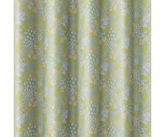 スミノエ 遮光カーテン オハナバタケ 100×135cm ライトグリーン 1枚入 V1322 1枚(ご注文単位1枚)【直送品】