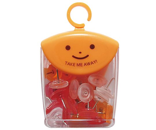 ミツヤ カラー画鋲フルーツカラー 30本×5箱入 TM-6-F 1ケース（ご注文単位1ケース）【直送品】