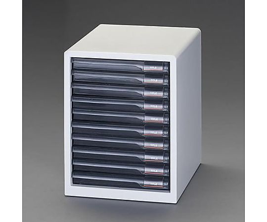 エスコ 265x350x 345mm/10段 レターケース EA954JA-74A 1個(ご注文単位1個)【直送品】